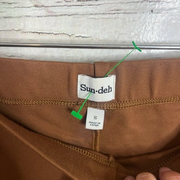 Aritzia sun-Deh brown brown sweat pants size small - Picture 4 of 8